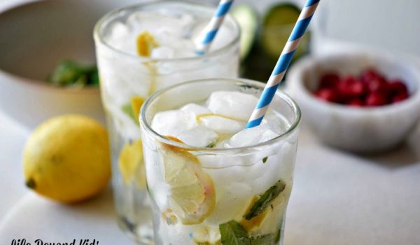 When the weather gets hot, cool down with Mint Lemonade Spritzer.