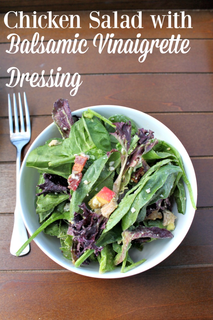 Looking for a great salad to serve? Consider Chicken Salad with Balsamic Vinaigrette Dressing.