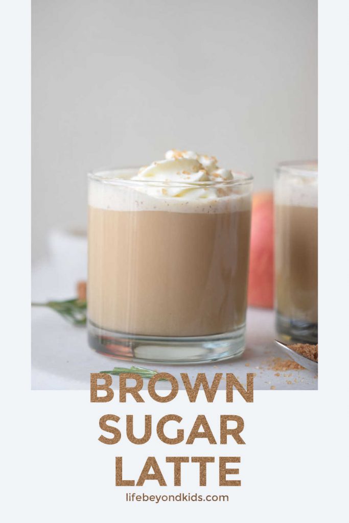 Brown Sugar Latte ready to enjoy